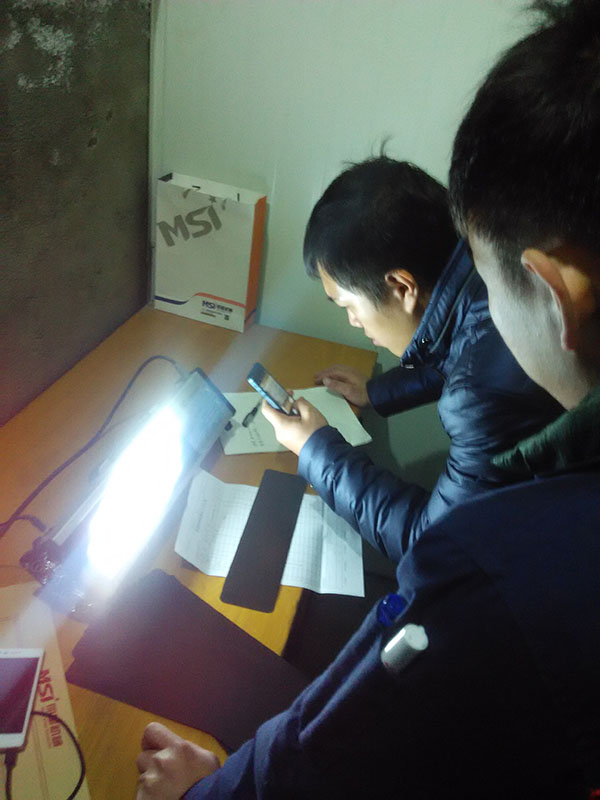客戶檢查我公司X射線探傷資料。